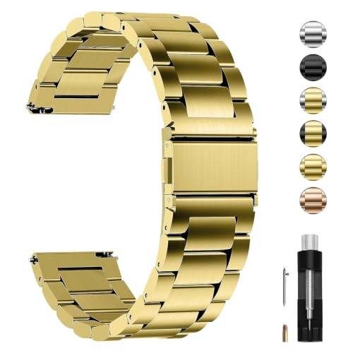Fullmosa klockarmband 18mm i rostfritt stål för klockor och smartklockor