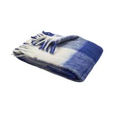 Magasin Fluffy/cobolt,Plaid NO_SIZE Plädar - 0008 (NO_SIZE)