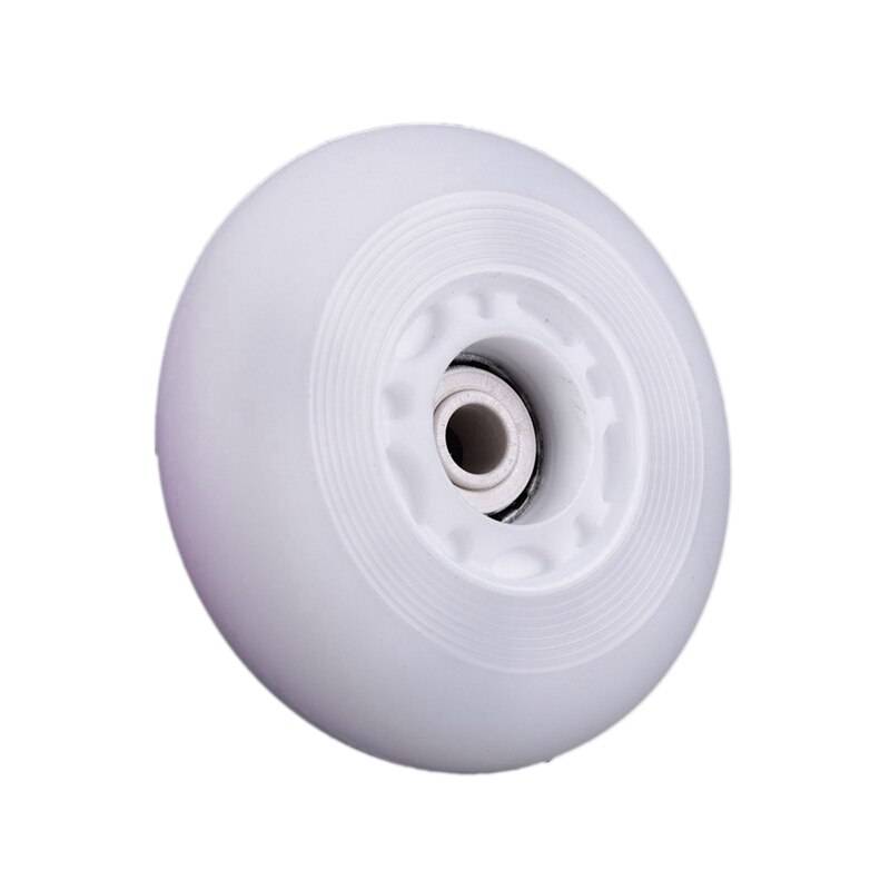 8- pack 76mm in-line hastighetsskridskoåkning glidande led-ljus blinkande rullskridskor hjul