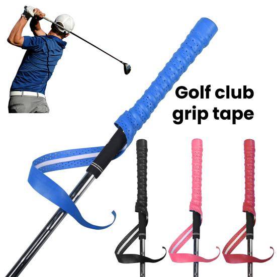 Golfgrepp Lindningstejp Dubbelsidig Självhäftande Rem för Ommontering av Golfklubbor PU Övergreppstejp för Bättre Ommontering Och Kontroll röd
