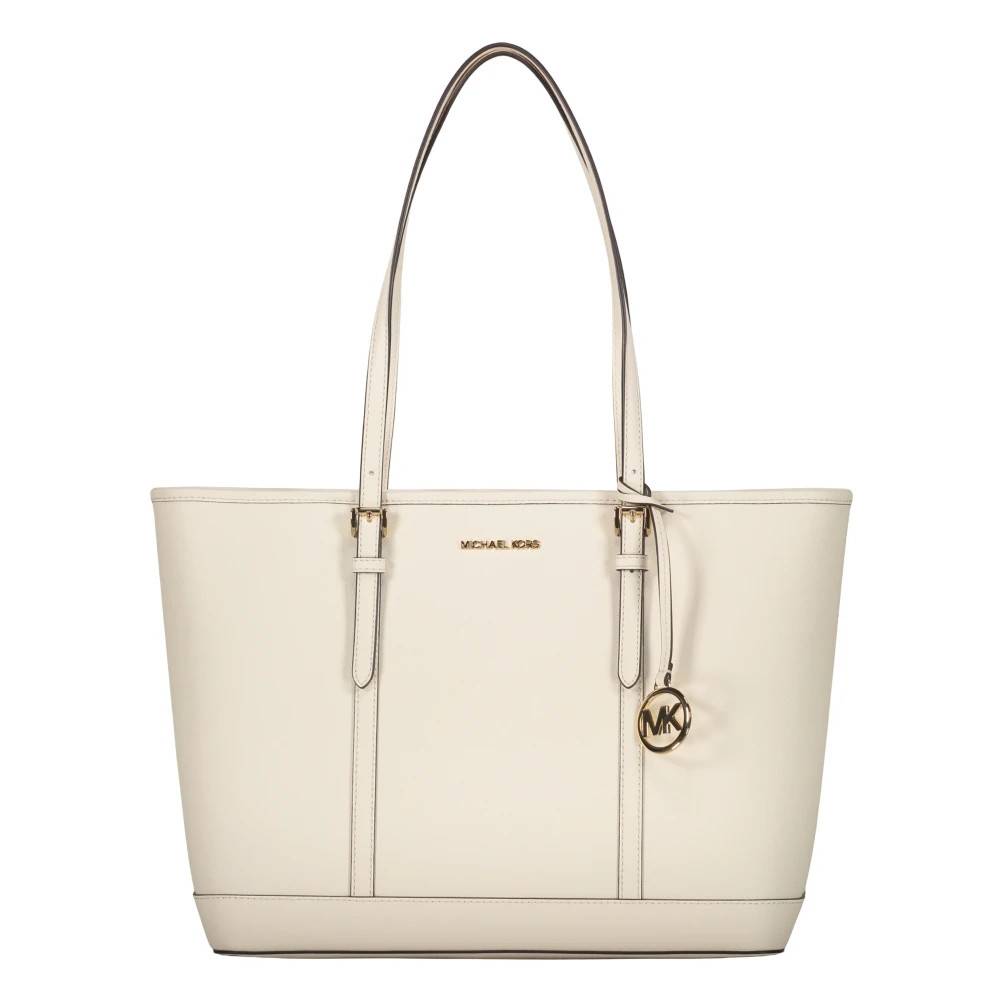 Michael Kors Klassisk lædertaske - Tasker - Dame - Beige - ONE SIZE - Læder