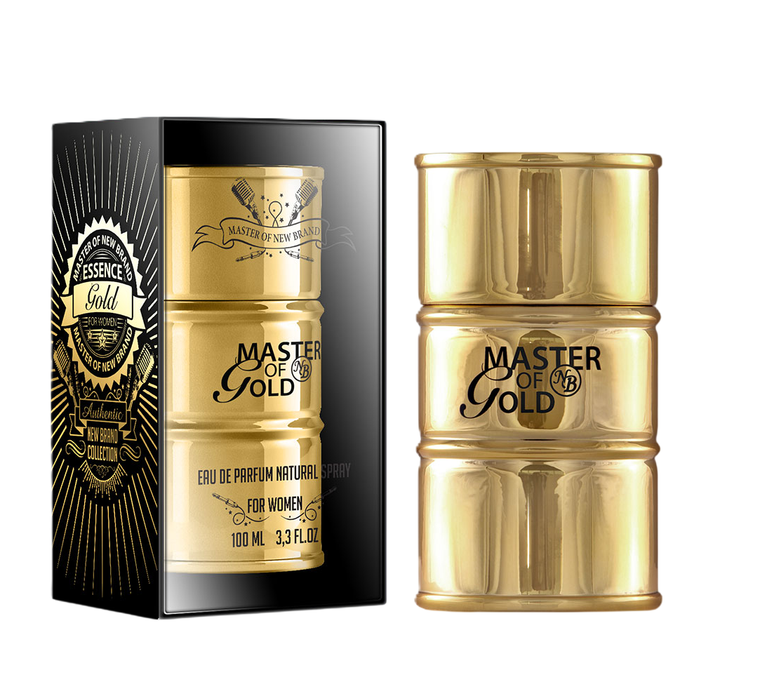 New brand Master Gold, eau de parfum, da donna, 100 ml