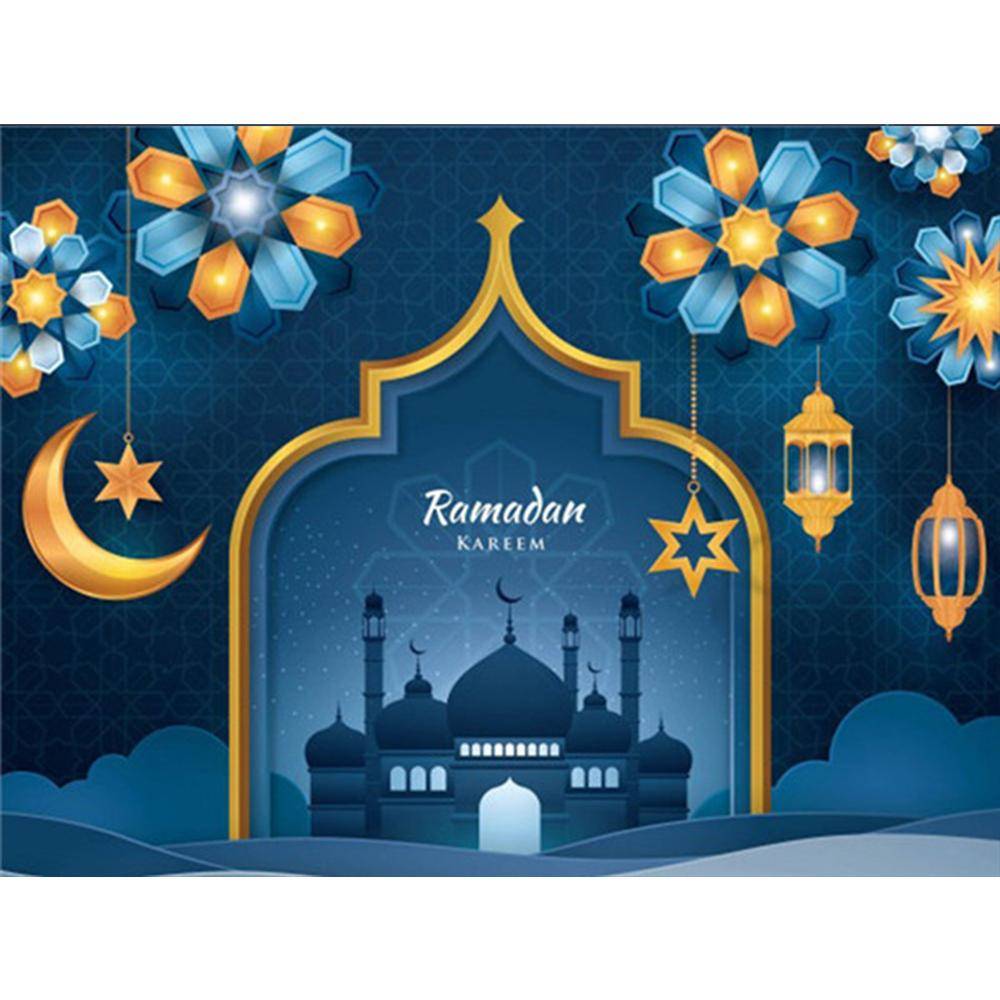 3D DIY Full Drill Diamantmålning Muslimsk måneikon Korsstygn Diamantbroderi Religion Handarbete Dekor för hemmet Full Square 30X40CM