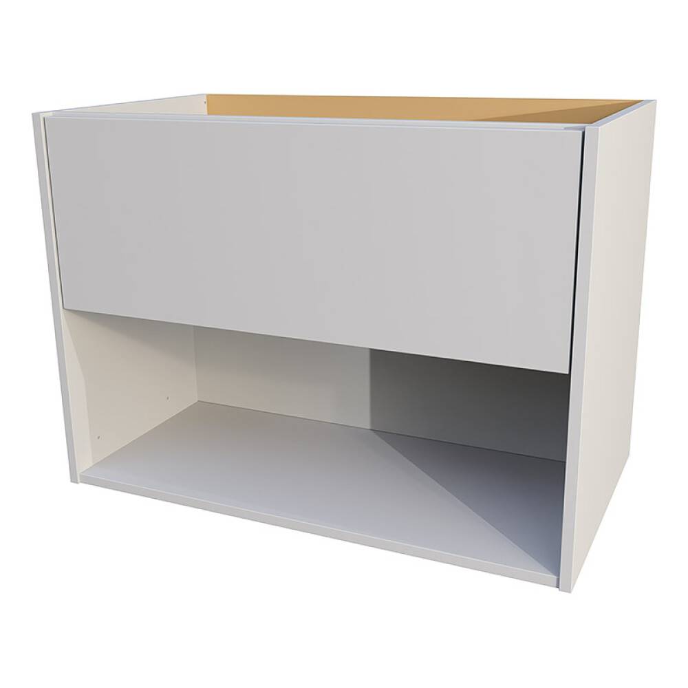 TVÄTTSTÄLLSSKÅP CAMARGUE AURA 1 LÅDA & BOX 80CM SLÄT LJUSGRÅ