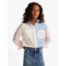 Mixed Stripe Colour-Blocked Shirt - MULTI - 98 cm