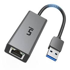 Uni USB LAN Adapter 3.0 Netzwerkadapter 1000Mbps USB Ethernet RJ45 Adapter kompatibel mit Switch, MacBook, Mi Box, Surface Book unter Windows11/ 10/8.1/8/7, Linux, Chrome, macOS usw.
