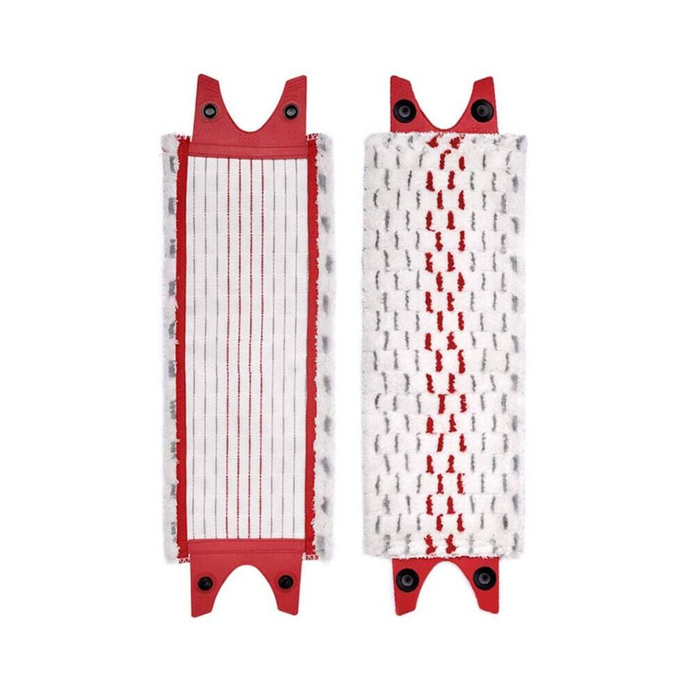 Genanvendelige moppepuder til våd og tør brug, dobbeltvirkende flip-moppudser, optimal mod oliepletter til sten, fliser, vinyl, laminat, parket,