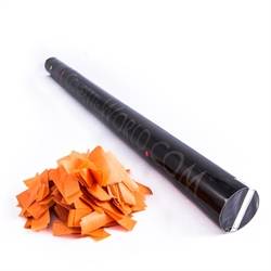 Konfetti Bomberør, Papirkonfetti 50x20mm Orange