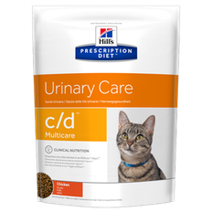 Hill's Prescription Diet Feline c/d Urinary Care KYLLING. Kattefoder mod urinvejsproblemer 1,5 kg