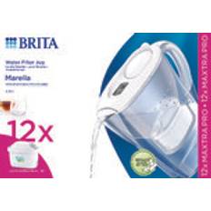 Brita Marella Waterfilterkan Wit + 12 Maxtra Filterpatronen 2,4LT