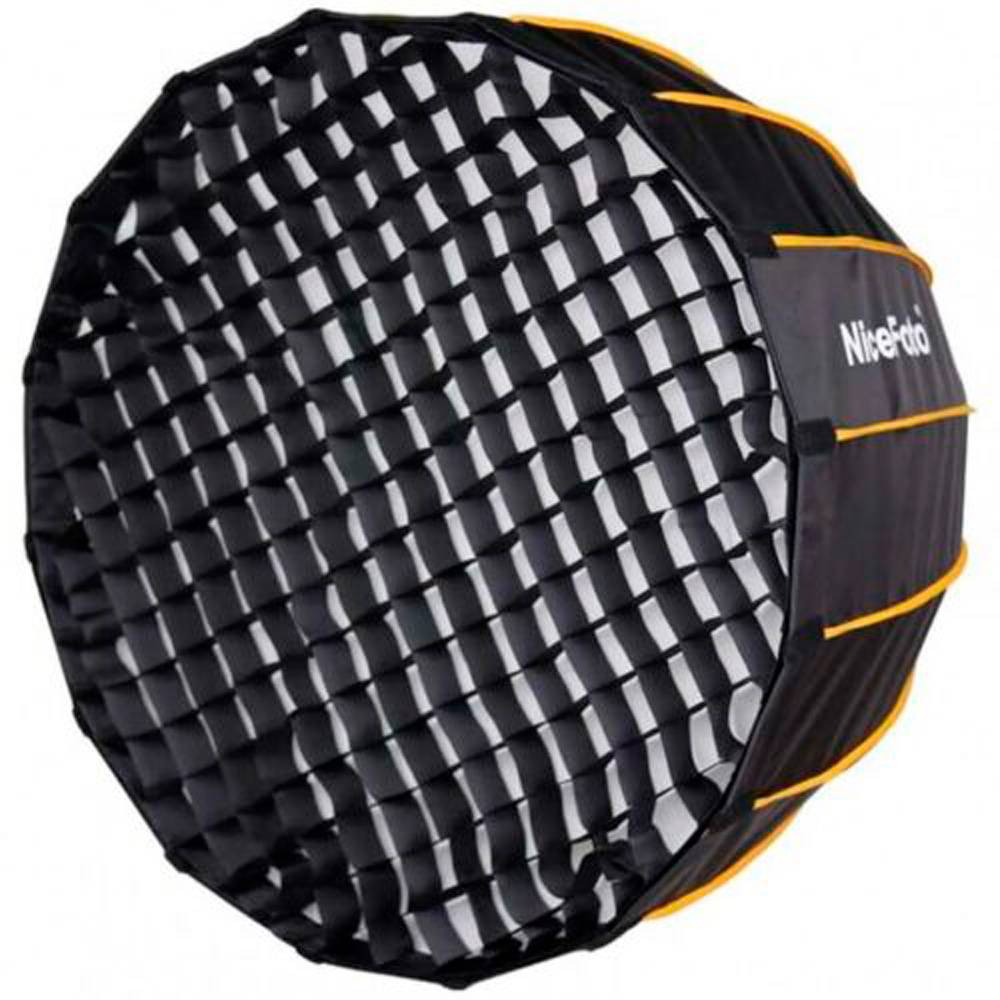 NiceFoto LED Softbox m. Grid 90cm