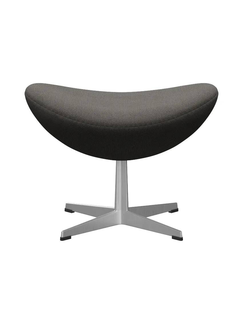 3127 Fodskammel til Ægget af Arne Jacobsen stofgr. 2 Hallingdal / 143 Grey-Dark - Jacobsen Plus