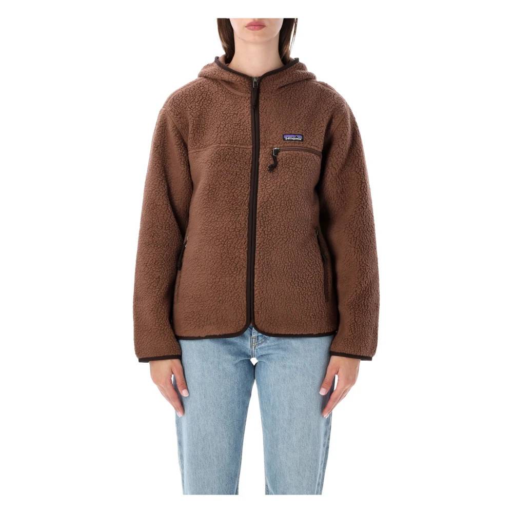 Patagonia Retro Pile Hoody - Træning - Dame - Brun - S - Uld