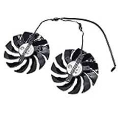 Senlifang För GTX 1050 Ti RX 480 470 GTX 1060 G1 grafikkortsfläkt Pld09210s12hh DC 12 V 0,40a 4 pin kylare