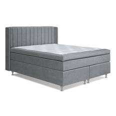 Drömvik Joluma Sängpaket Fast/Medium 160x200 cm - (+Fler val) Grå Kontinentalsäng Rosa