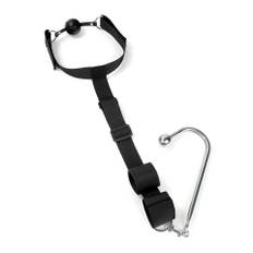 Mouth Gag With Cuffs & Anal Hook