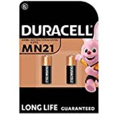 Duracell Specialty Alkaline MN21 Batterie 12 V, 2er-Packung (A23 / 23A / V23GA / LRV08 / 8LR932) entwickelt für die Verwendung in Fernbedienungen, Funktürglocken und Sicherheitssystemen.