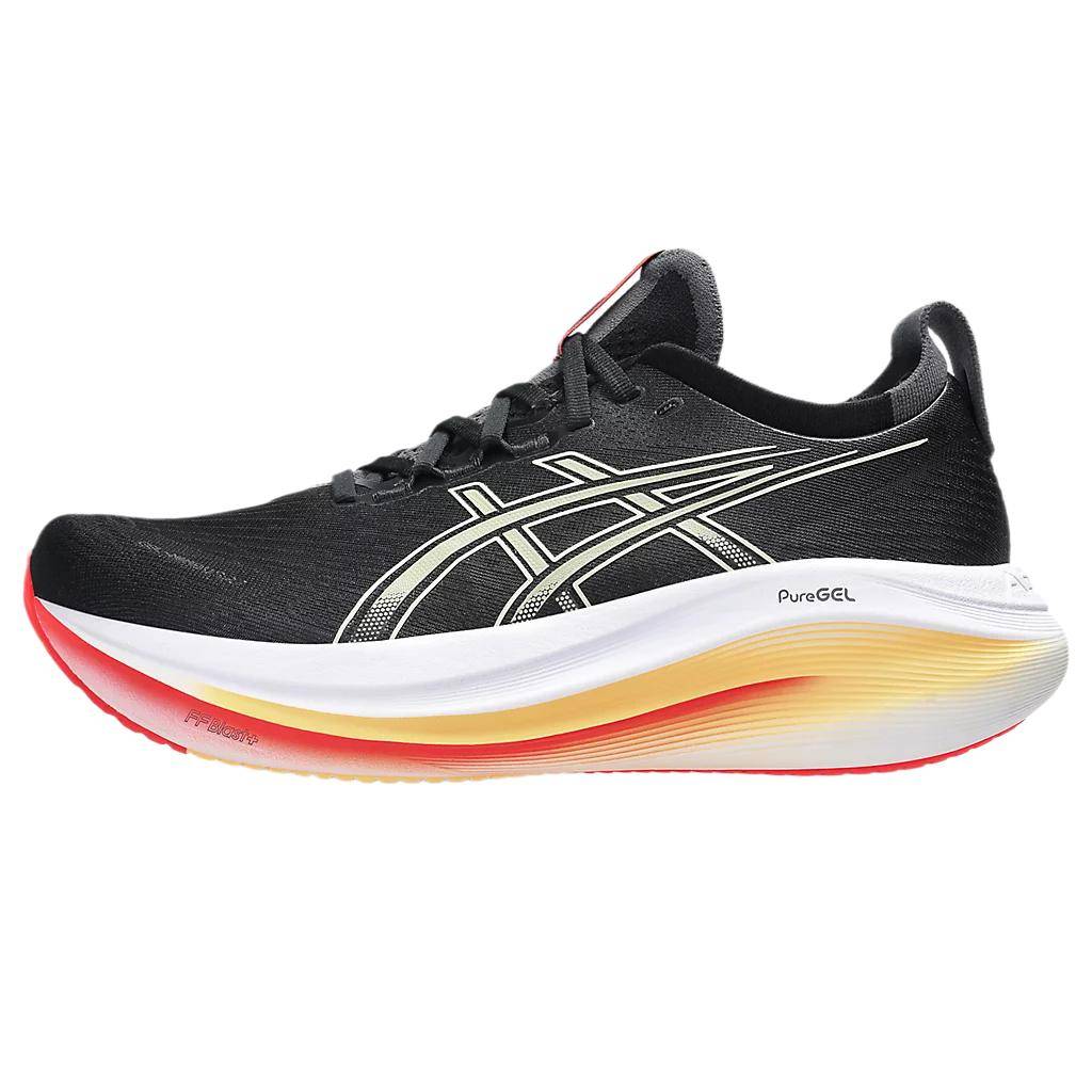 ASICS GEL NIMBUS 27 Låga Tävlingsskor för Friidrott Löparskor Herr Svart Sneakers 1011B958-005 42