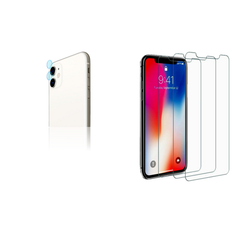 iPhone 11 Panserglas og Kamera Beskyttelsesglas - 4 Stk. Hærdet Glas