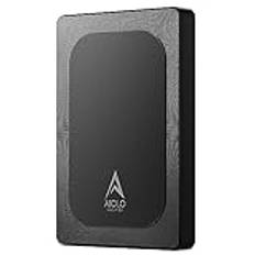 Aiolo Innovation Extern hårddisk 4TB - ultratunn bärbar 2,5" externt minne USB 3.0, SATA-HDD-lagring för PS4, Xbox, PC, Mac, stationär dator, bärbar dator, smartphone, Wii U