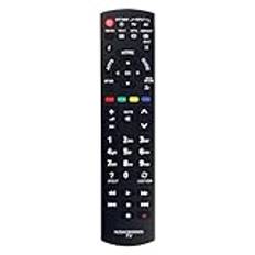 N2QAYB000830 Ersättande fjärrkontroll för Panasonic LED TV TX-32AS500B TX-32AS520B TX-32AS520Y TX-32AS600EW TX-39AS600EW TX-39ASW504 TX-42AS500E TX-42AS600EW TX-4 TX-4 TX-4 TX-4 TX-4 TX-42AS600000EW