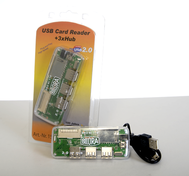 BILORA USB Card Reader + 3xHub