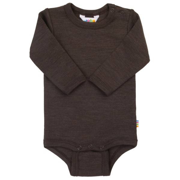 Joha Kid's Body with Long Sleeves Wool Silk Merino undertøj Børn størrelse 50 farve grå