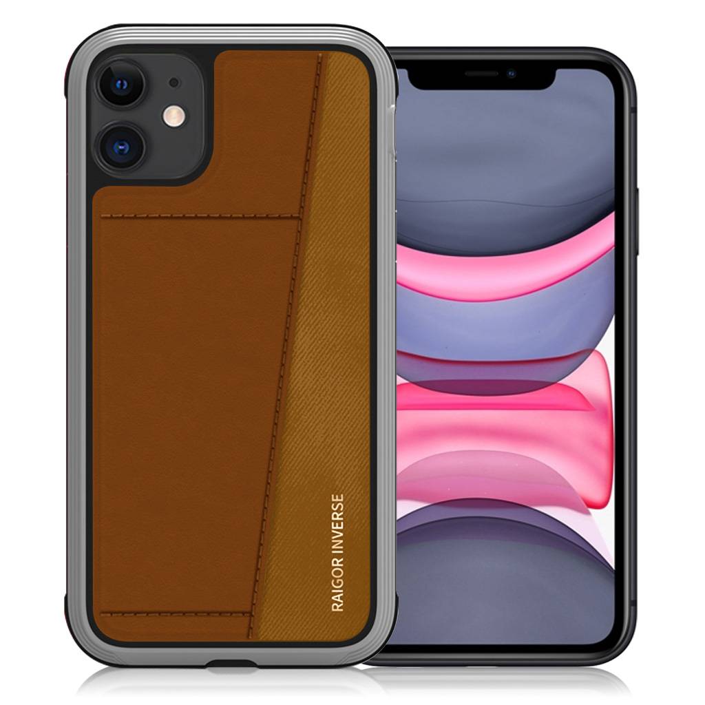 Raigor Inverse JACK-skydd för iPhone 11 - Brun