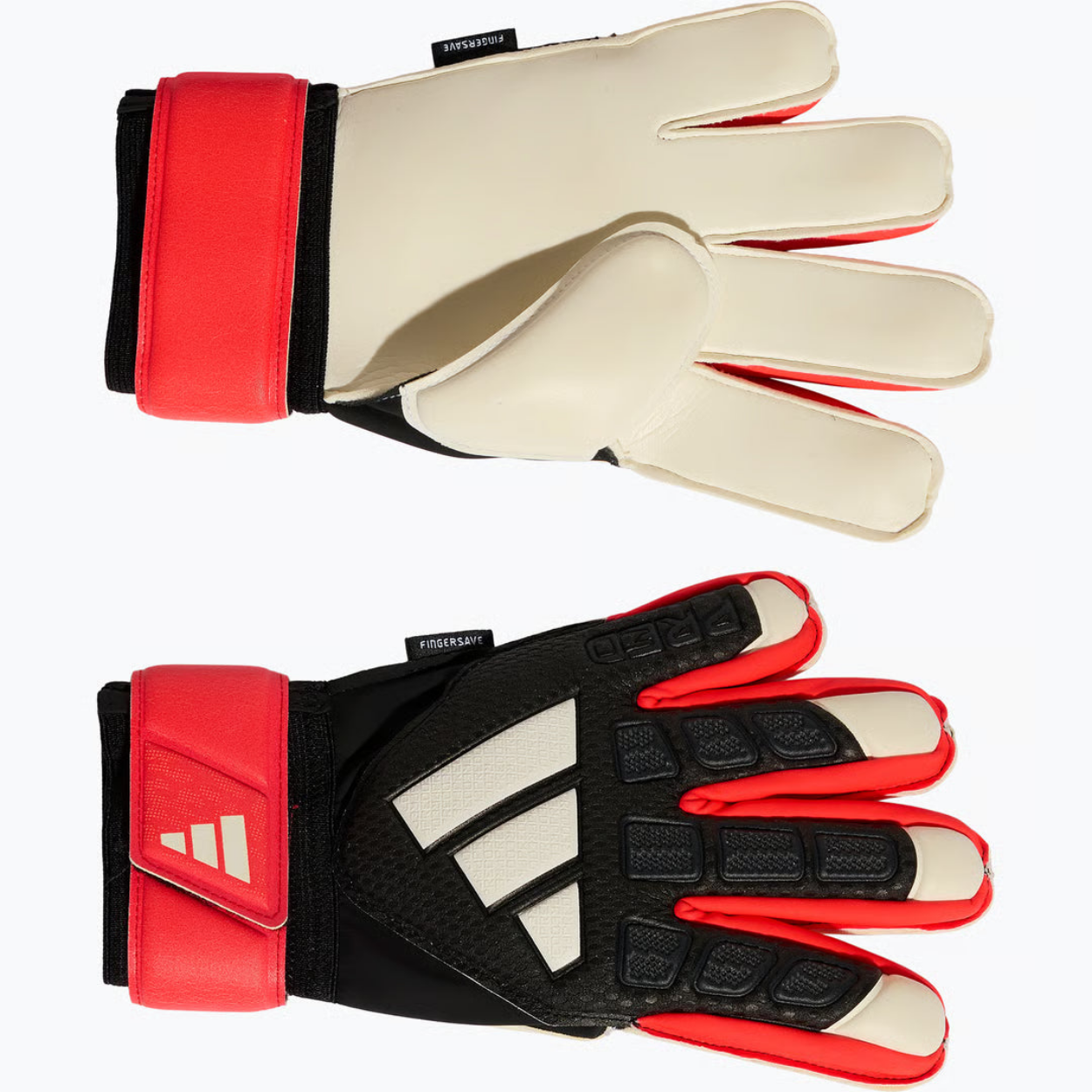 Adidas - Predator Match Fingersave Målmandshandsker - 6  - Sort