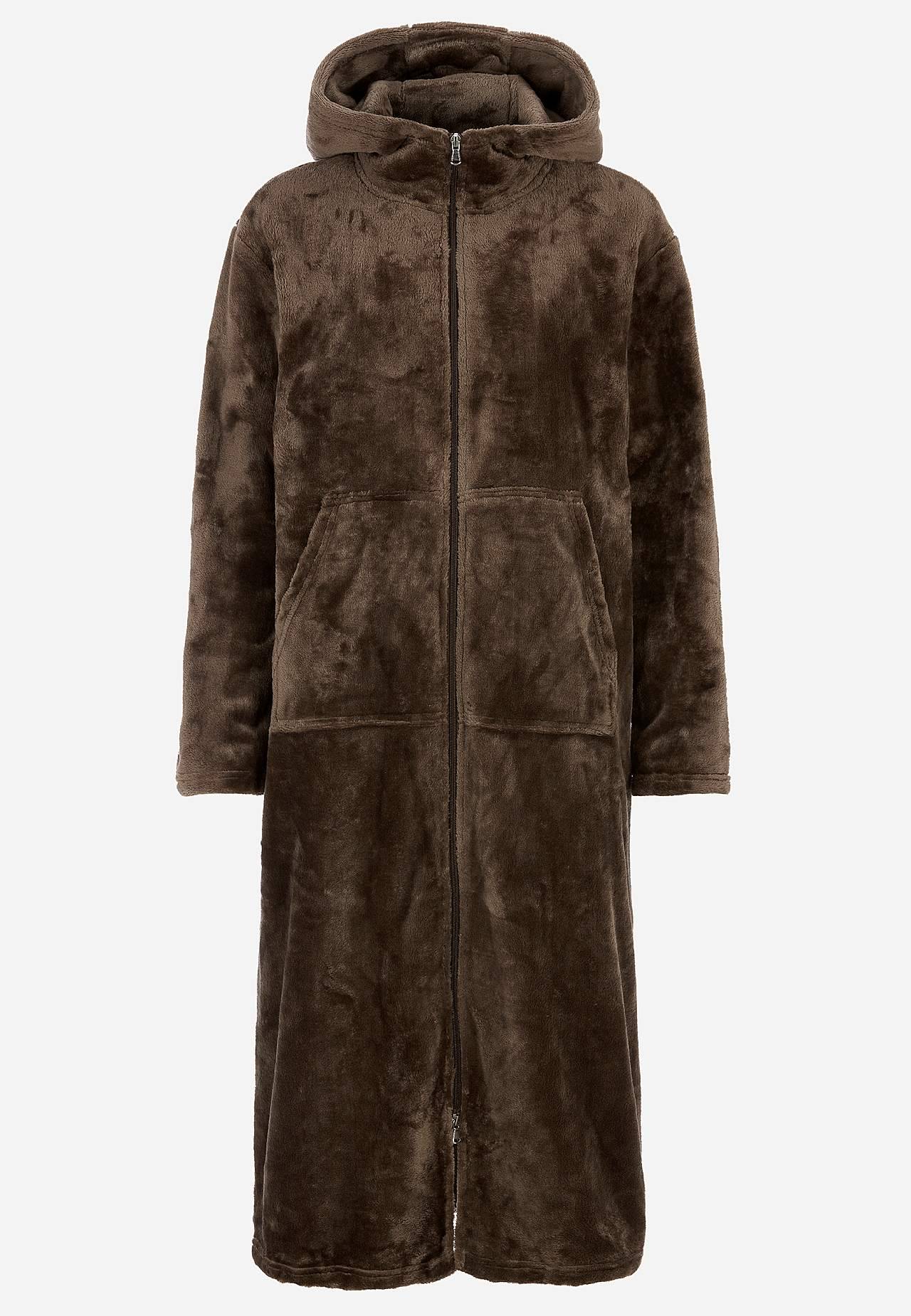 Morgenkåbe i fleece