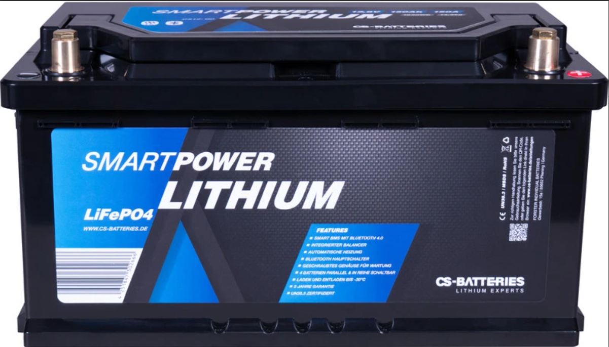Lithium 12V 300Ah (3840Wh) CS-Batteries
