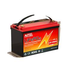 LiFePO4-batteri, 100Ah kapacitet, bredt temperaturinterval,12V 100Ah