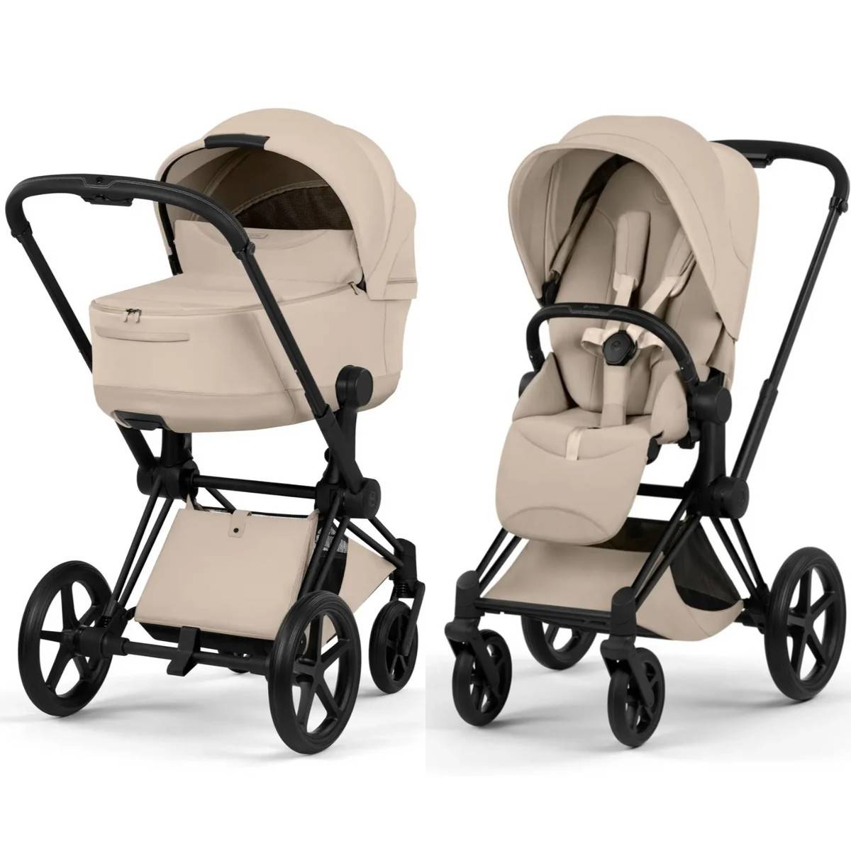 Cybex Priam 5 Style Combi Stroller - Matt Black