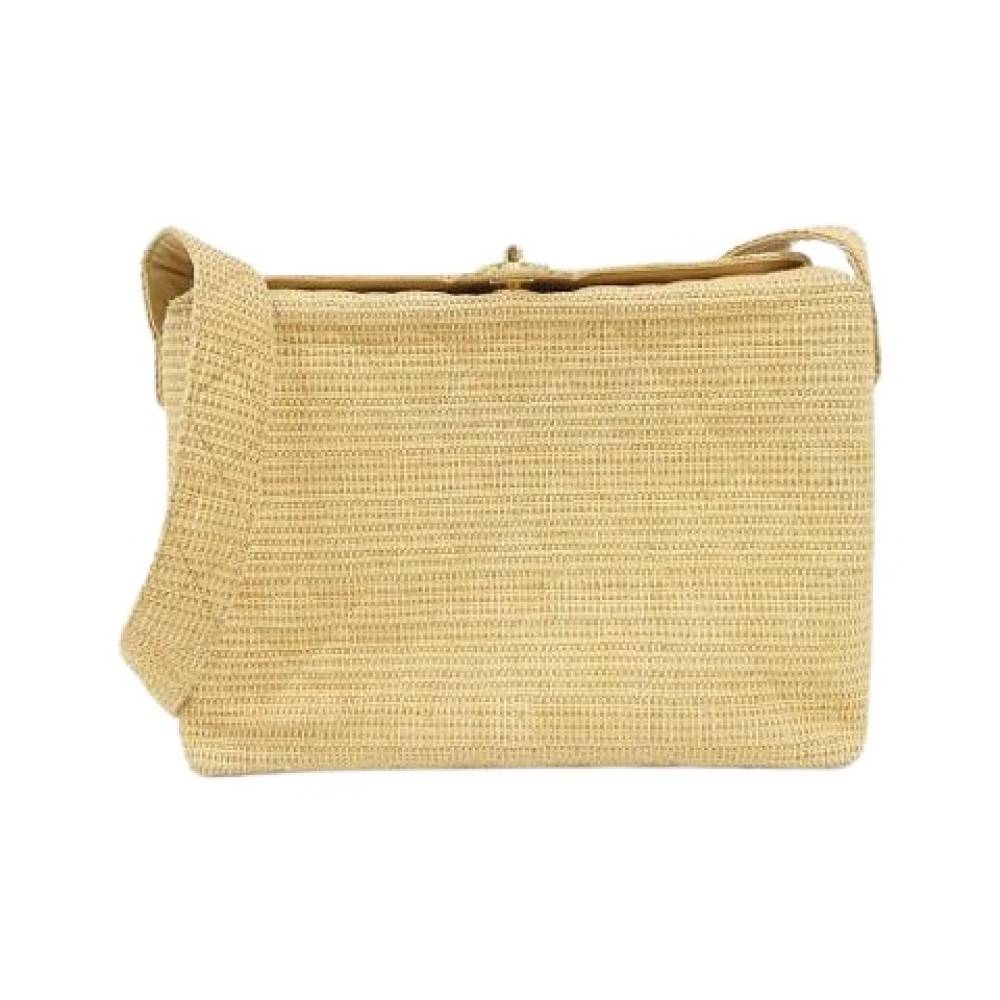 Chanel Vintage Pre-owned Rattan chanel-tasker - Vintage - Dame - Beige - ONE SIZE -