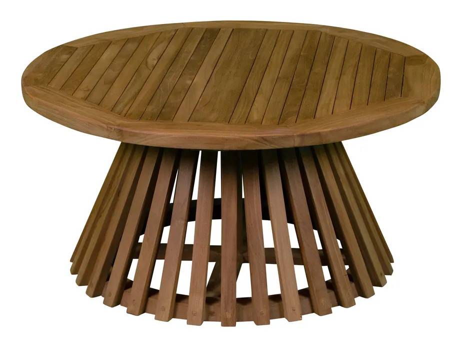 Sunzo Barbados sofabord Teak 80 cm