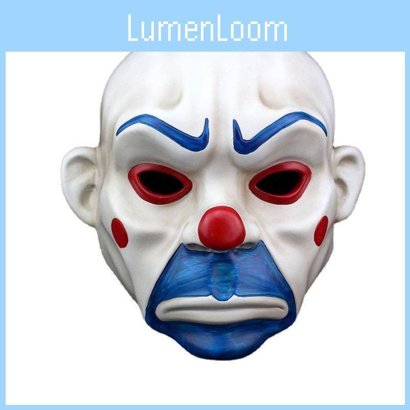 Högkvalitativ Batman Dark Knight Joker-mask För Halloweenfester Och Rollspelsevenemang cm white