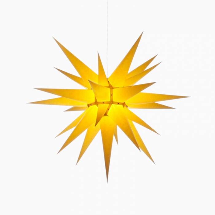 Julstjärna Herrnhuter Gul 70 cm