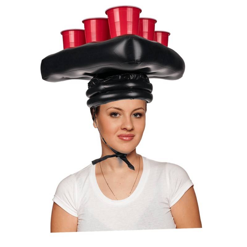 Oppustelig Beer Pong Hat
