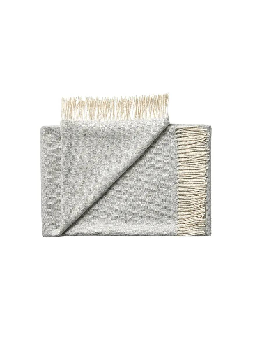 Panama Plaid, grey sand fra Silkeborg Uldspinderi - Jacobsen Plus