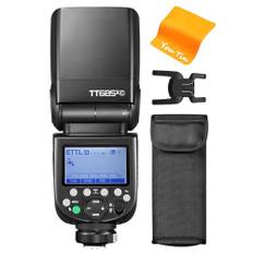 Godox TT685II-C TT685II C Kamera Blitzgerät für Canon, 2,4 G Wireless HSS GN60 Blitz Kompatibel mit Canon Digitalkameras 6D 7D 50D 60D 500D 550D 600D 650D 1000D 1100D 1DX 580EX II 5D Mark II III