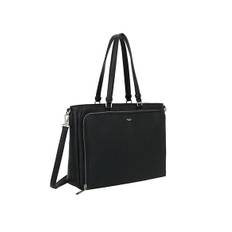 Ulrika Design - Ulrika Business - Svart väska i skinimitation för laptop 14" - Black