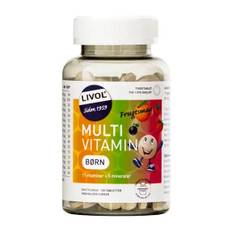 Multivitamin BÃ¸rn Frugt Livol 150 tyggetabletter