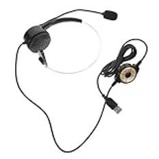 ETHZZLE Single Ear Headset Live Headset Hörlurar Med Mikrofon Telefon Headset Spel Headset Dator Hörlurar Dator Trådbundna Hörlurar Dator Hörlurar USB Headset Med Mikrofon