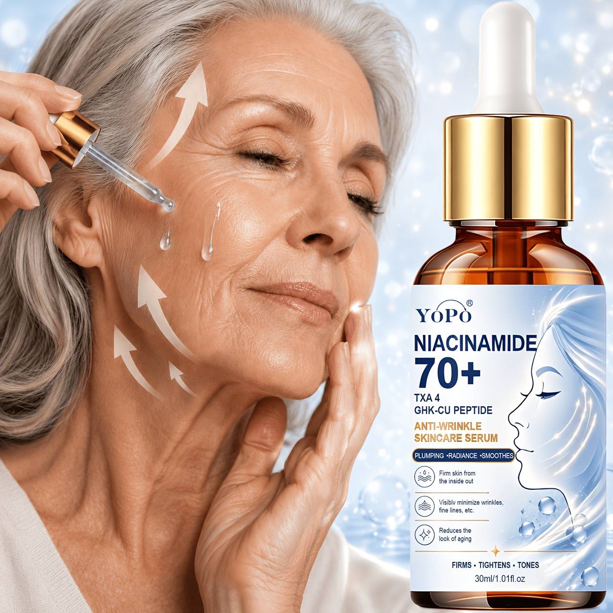 Luxury Korean Beauty Serum - Niacinamide Txa 4 Facial Serum Instantly Wrinkles: Suitable For Sagging Skin And Facial Wrinkles, Making More Firm. Minimizes Wrinkles, , Etc. Hydrates And Plumps The Skin