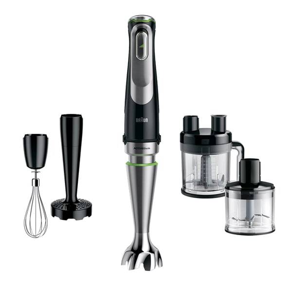Braun MultiQuick 9 MQ 9195XLI 2 l Stavmixer 1200 W Svart, Rostfritt stål