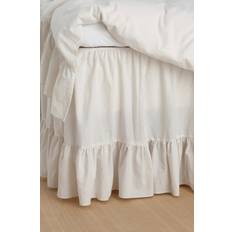 Ellos Home - Sengekappe Juliette Giant i vasket bomuld 52 cm - Grå - 160X200