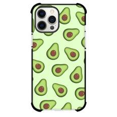 Food Avocado Phone Case For iPhone Samsung Galaxy Pixel OnePlus Vivo Xiaomi Asus Sony Motorola Nokia - Avocado Pattern On Mint Background