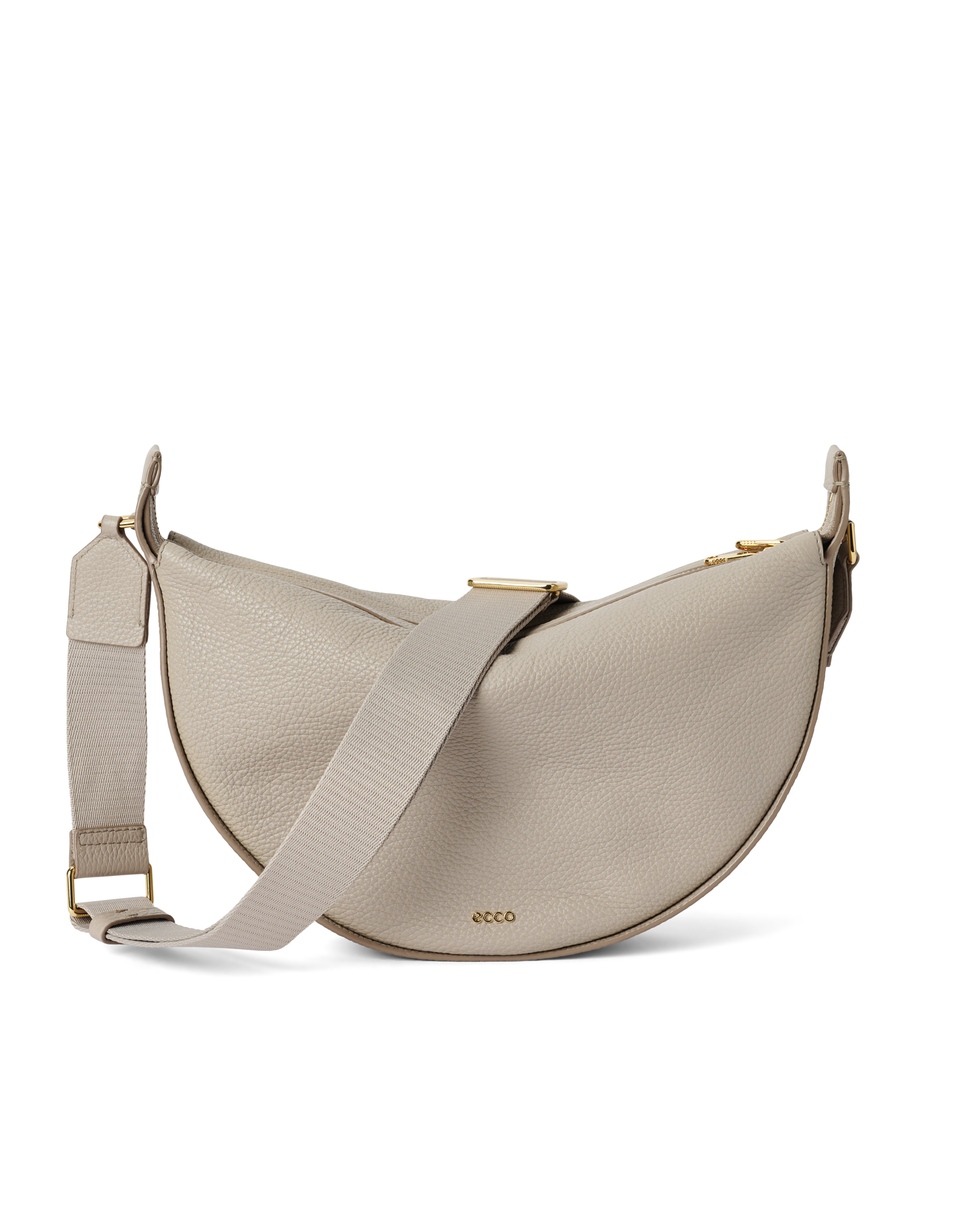 ECCO Fortune Bag M - Læderhåndtaske - Beige
