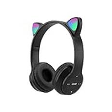 Bluetooth-hörlurar P47M Bluetooth-headset Gamer Cat Light Vattentätt Brusreducerande Hörlurar Trådlösa Hörlurar Bluetooth-hörlurar over-ear hörlurar