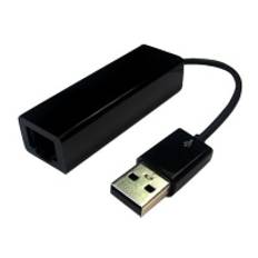 Dell USB 2.0 Ethernet Adapter - Netværksadapter - USB 2.0 - Gigabit Ethernet - sort - for XPS 12, 13